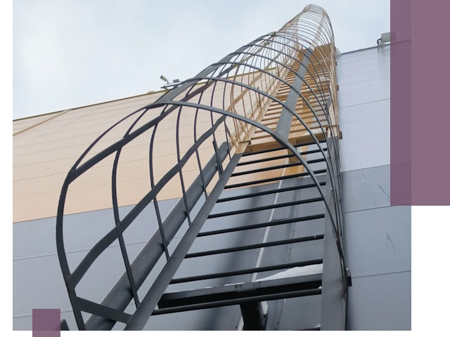 Изготовление и монтаж пожарных лестниц в Кунгуре профессионально