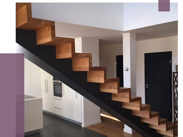 Изготовление деревянных лестниц в Кунгуре от 87176 руб. | ПРОЛЁТ-Кнг