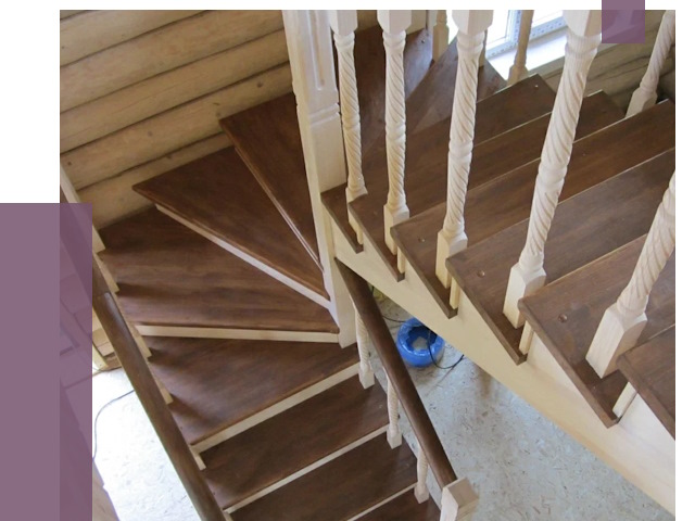 Реставрация деревянных лестниц в Кунгуре от 4308 руб.