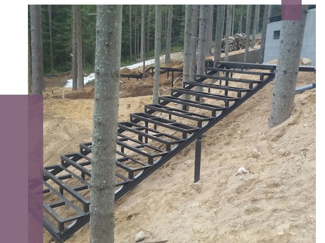 Монтаж металлических лестниц в Кунгуре от 13589 руб. 