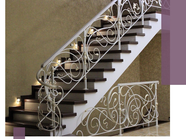 Кованые лестницы под ключ в Кунгуре — изготовление и монтаж
