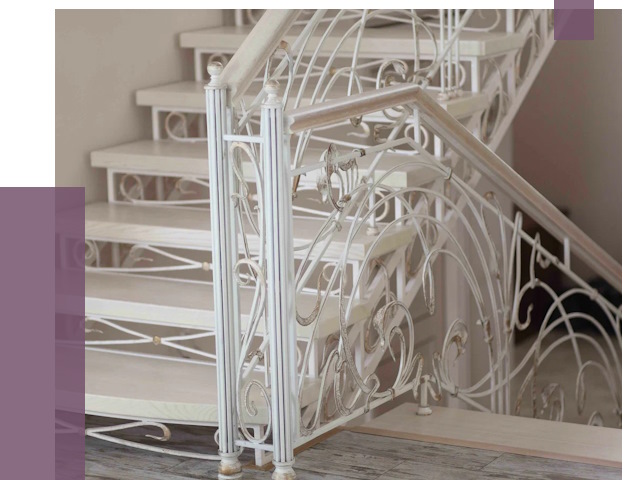 Изготовление кованых лестниц на заказ в Кунгуре от 87176 руб. | ПРОЛЁТ-Кнг