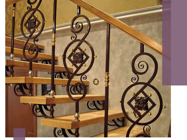 Изготовление кованых лестниц под ключ в Кунгуре