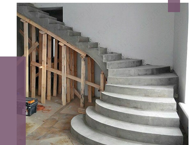 Изготовление бетонных лестниц под ключ в Кунгуре от 19999 руб. | ПРОЛЁТ-Кнг