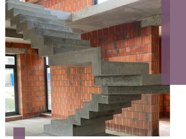 Изготовление бетонных лестниц под ключ в Кунгуре