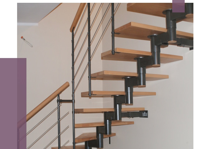 Изготовление модульных лестниц в Кунгуре от 11538 руб. 