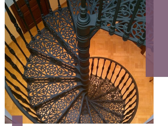 Винтовые лестницы под ключ в Кунгуре: производство и монтаж