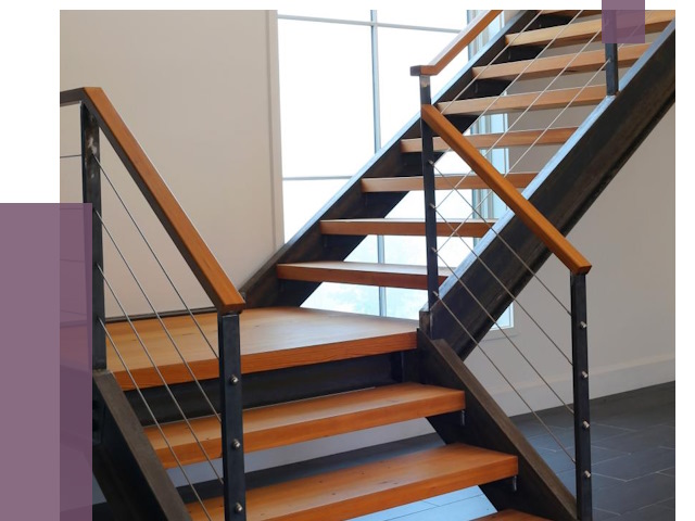 Изготовление лестниц на металлокаркасе в Кунгуре от 18974 руб. | ПРОЛЁТ-Кнг