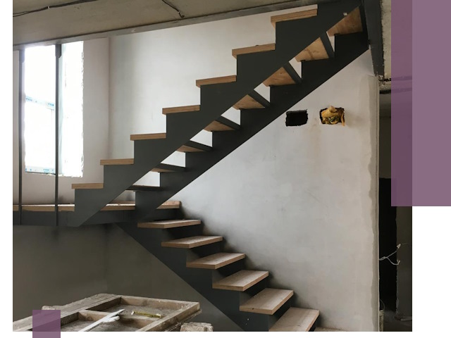 Изготовление лестниц на металлокаркасе в Кунгуре от производителя