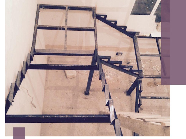 Монтаж лестниц на металлокаркасе в Кунгуре быстро и качественно