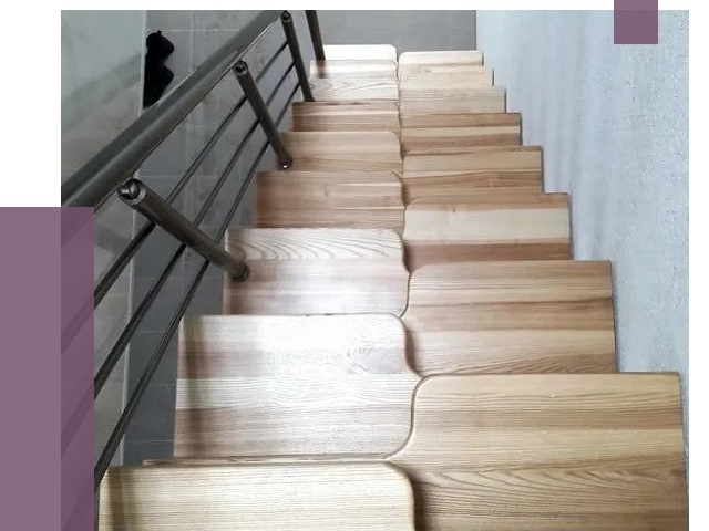 Лестницы гусиный шаг в Кунгуре от 13076 руб. под ключ | ПРОЛЁТ-Кнг