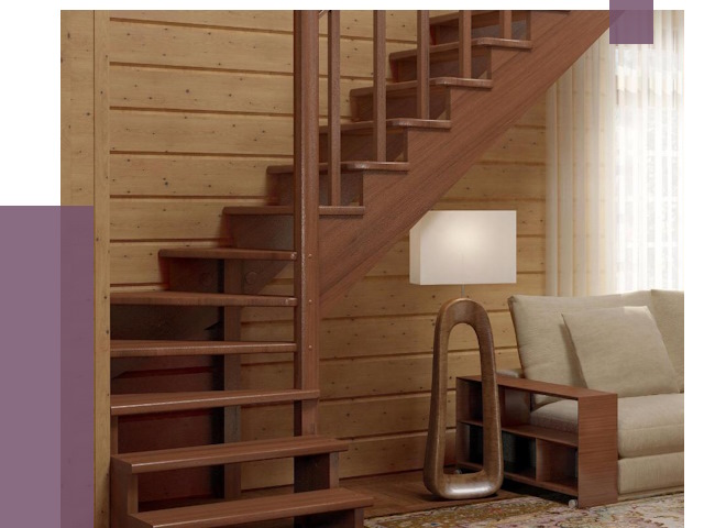 Лестницы эконом класса в Кунгуре от 18307 руб. бюджетные решения