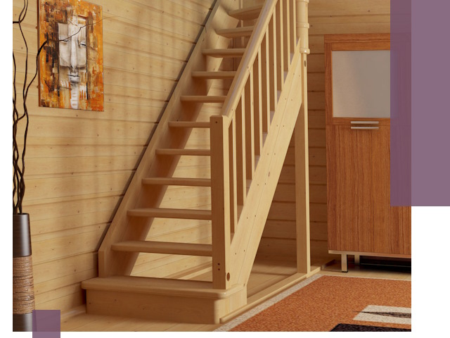 Лестницы эконом класса под ключ в Кунгуре — недорого и быстро