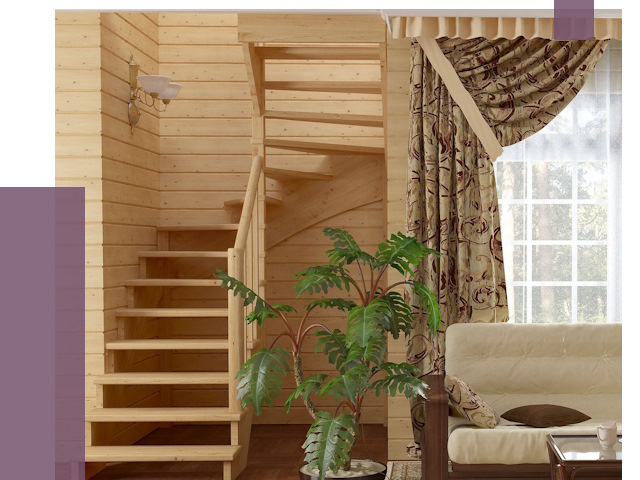 Лестницы для дачи в Кунгуре от 76151 руб.  | ПРОЛЁТ-Кнг