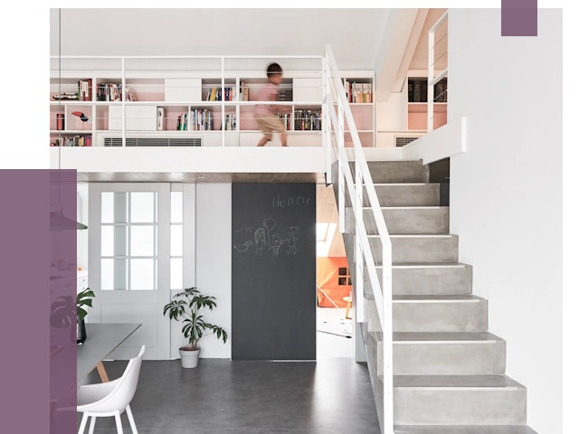 Лестницы для двухуровневой квартиры в Кунгуре от 176916 руб. | ПРОЛЁТ-Кнг