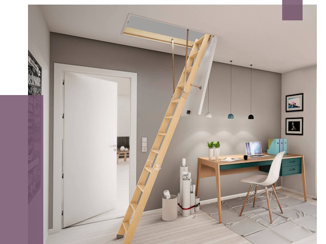 Чердачные лестницы в Кунгуре — от 14615 руб. | ПРОЛЁТ-Кнг