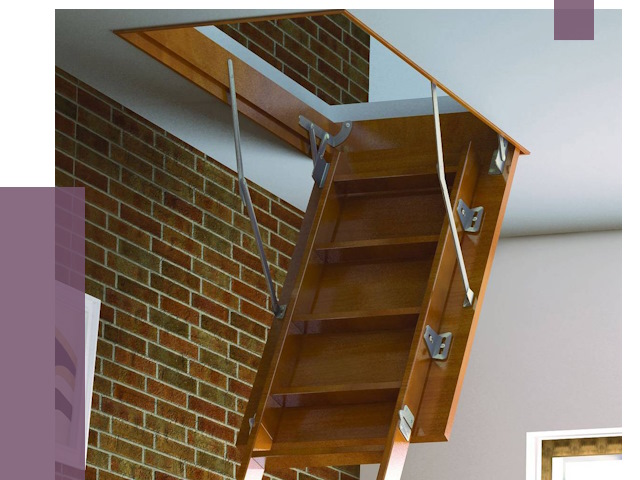 Установка чердачной лестницы в Кунгуре от 7846 руб. | ПРОЛЁТ-Кнг