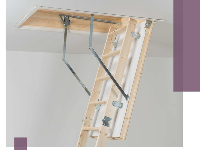 Установка чердачной лестницы под ключ в Кунгуре