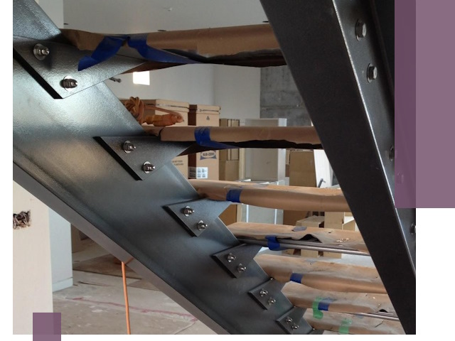 Усиление лестничных конструкций и усиление опор в Кунгуре