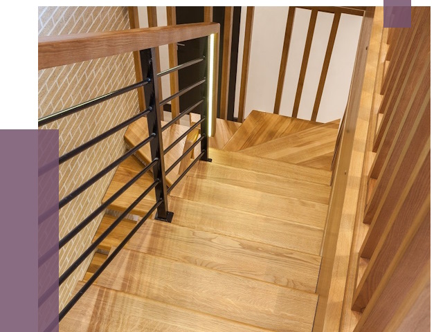 Лестницы из ясеня в Кунгуре под ключ от 10051 руб. 