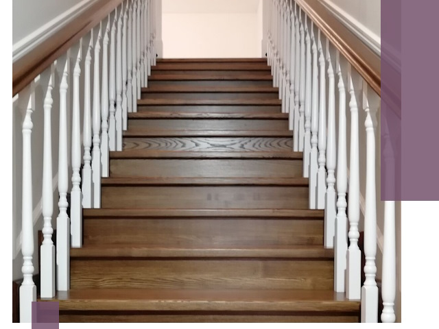 Лестницы из ясеня на заказ в Кунгуре — изготовление и монтаж