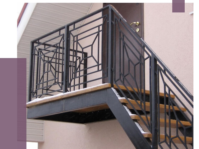 Металлические перила в Кунгуре от 4308 руб.  | ПРОЛЁТ-Кнг