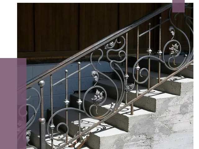 Кованые перила в Кунгуре от 8718 руб. под ключ — качество от ПРОЛЁТ-Кнг