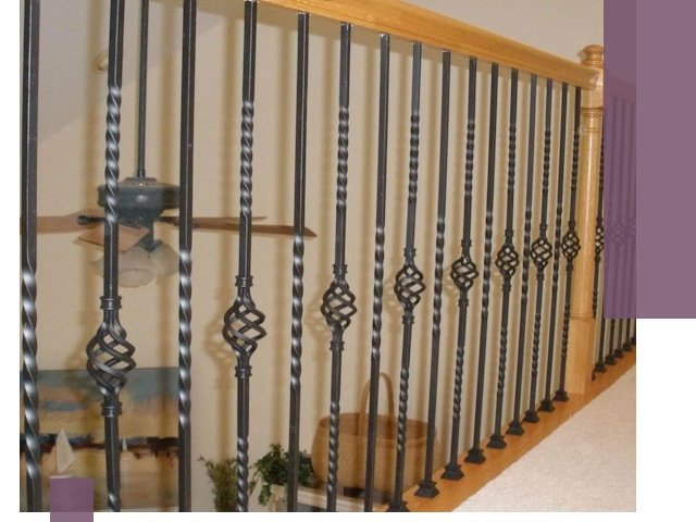 Изготовление и монтаж кованных перил в Кунгуре под ключ