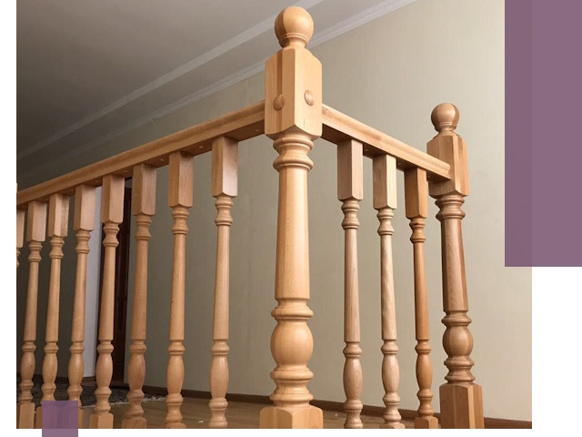 Деревянные перила на заказ в Кунгуре: монтаж и изготовление