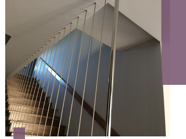 Тросовые перила под ключ в Кунгуре — производство и монтаж