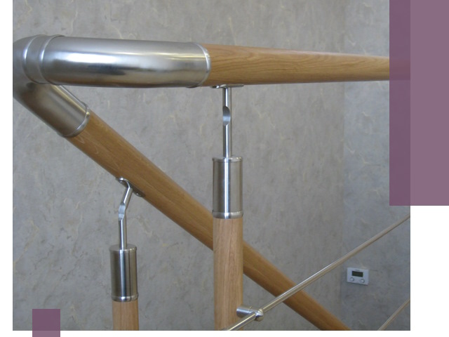 Комбинированные перила на заказ в Кунгуре — монтаж и производство