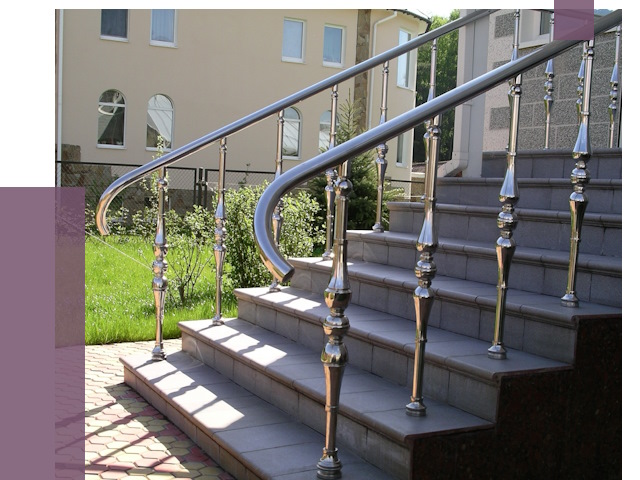 Перила для крыльца в Кунгуре от 10769 руб. — монтаж ПРОЛЁТ-Кнг