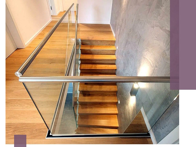 Перила для лестницы в доме — изготовление и монтаж в Кунгуре