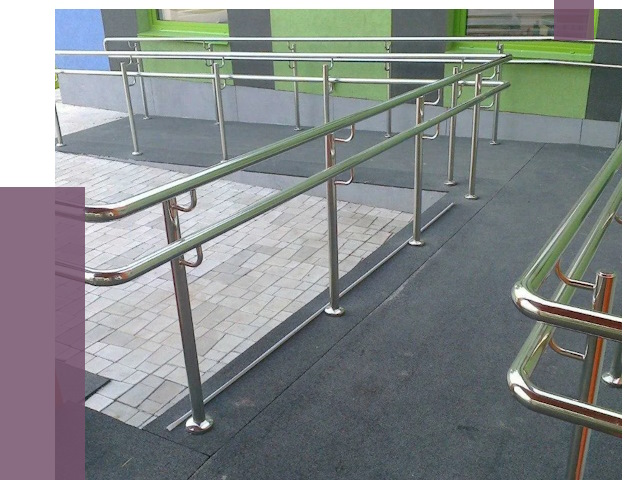 Ограждения пандусов в Кунгуре от 4359 руб. монтаж | ПРОЛЁТ-Кнг