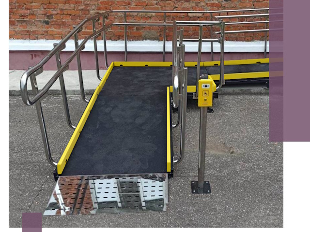 Изготовление наклонных пандусов для инвалидов в Кунгуре