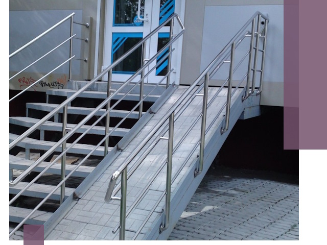 Пандус на крыльцо под ключ в Кунгуре: монтаж и изготовление