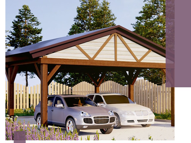 Навесы для автомобиля в Кунгуре — изготовление и монтаж