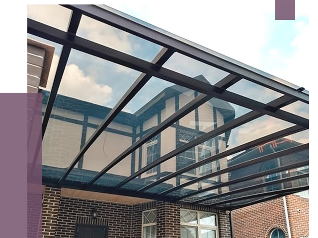 Навесы из поликарбоната в Кунгуре от 8636 руб. под ключ — ПРОЛЁТ-Кнг