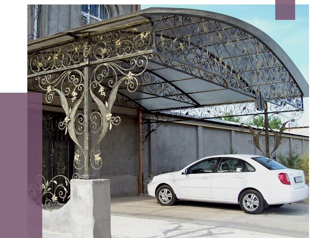 Кованые навесы в Кунгуре от 14615 руб. | ПРОЛЁТ-Кнг