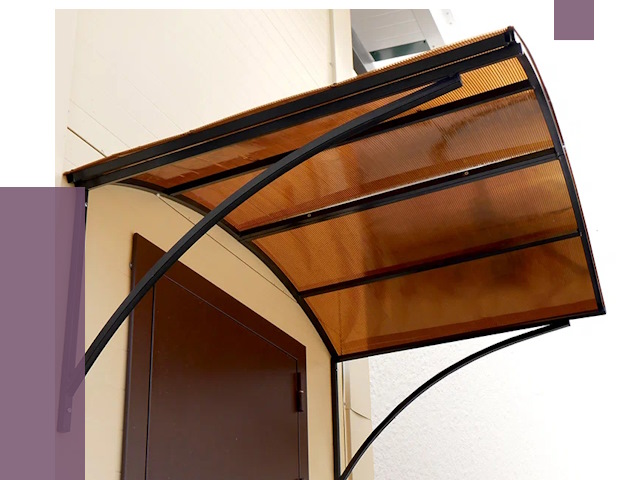 Недорогие козырьки в Кунгуре от 7610 руб.  | ПРОЛЁТ-Кнг