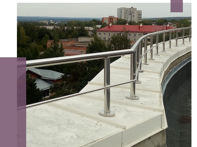 Парапеты и ограждения кровли в Кунгуре от 4974 руб.