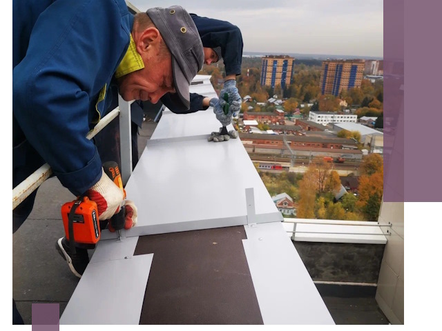 Монтаж парапетов в Кунгуре — установка прочных металлических ограждений