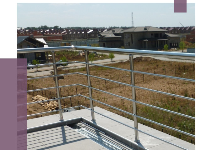 Парапеты из нержавеющей стали в Кунгуре от 8000 руб. за м² | ПРОЛЁТ-Кнг