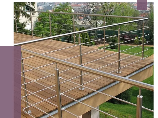 Алюминиевые парапеты в Кунгуре под ключ от 7795 руб. 