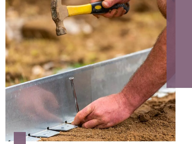 Монтаж металлических бордюров в Кунгуре быстро и качественно