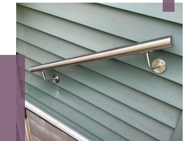 Поручни из нержавеющей стали в Кунгуре от 7692 руб.  | ПРОЛЁТ-Кнг