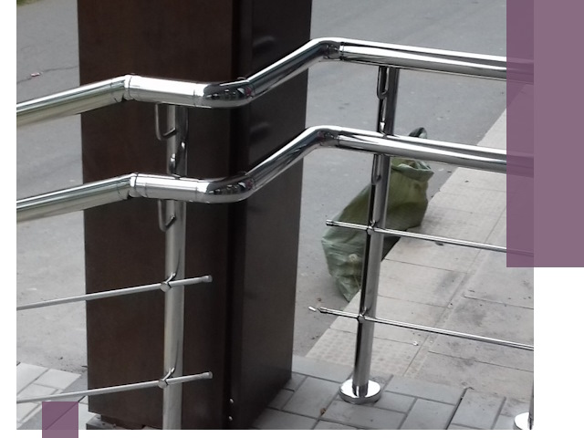 Монтаж поручней из нержавеющей стали в Кунгуре качественно и быстро